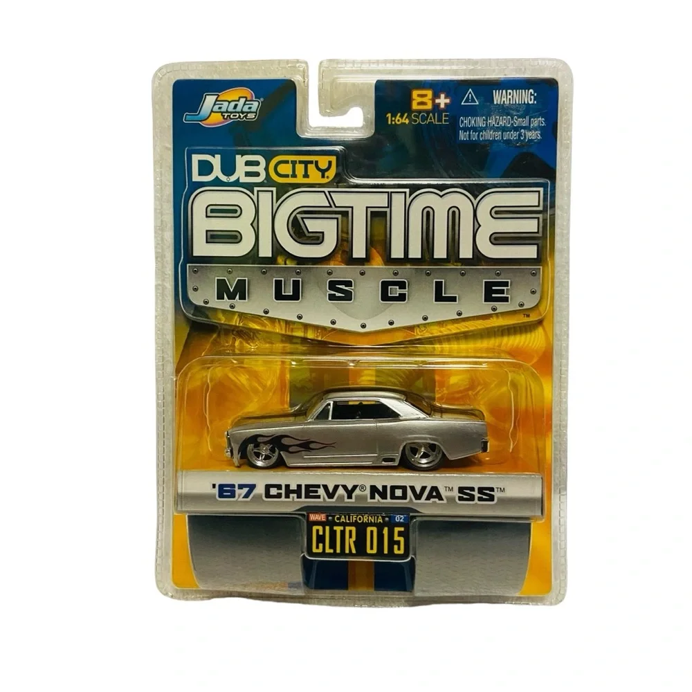 Dub City Bigtime 67 Chevy Nova Jada Toys 1:64 Silver